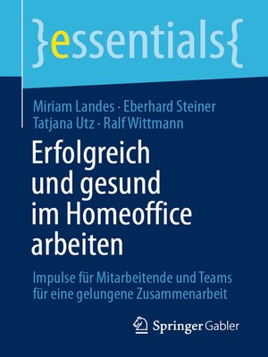 cover image of Erfolgreich und gesund im Homeoffice arbeiten